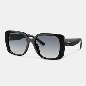 Coach Oversized Square Sunglasses Black Gradient Lenses CL907 NEW w/ Case!!